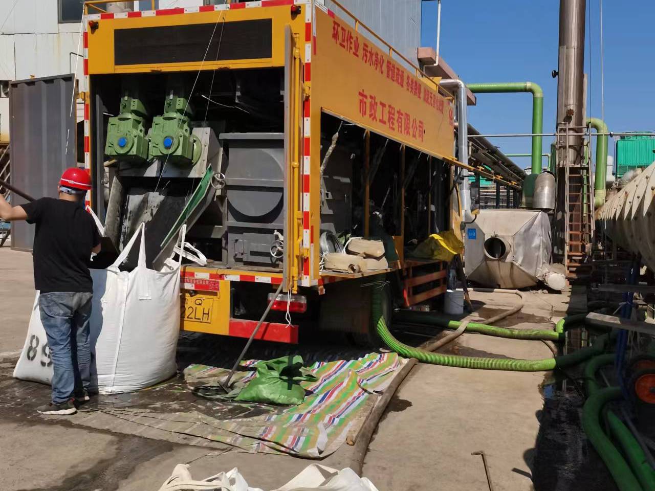 田林淤泥压干处理